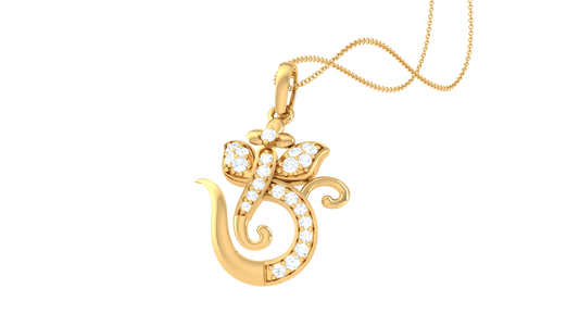 Devotional 0.14 ct Lab Grown Diamond Pendant Without Chain