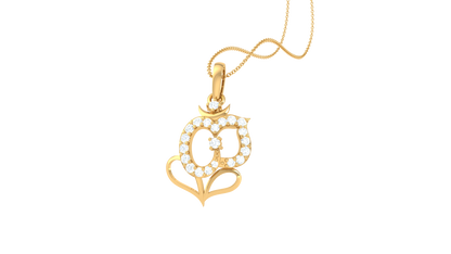 Devotional 0.15 ct Lab Grown Diamond Pendant Without Chain