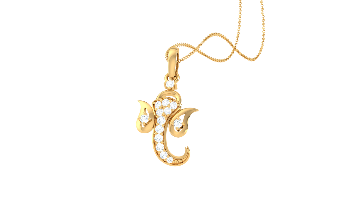 Devotional 0.24 ct Lab Grown Diamond Pendant Without Chain