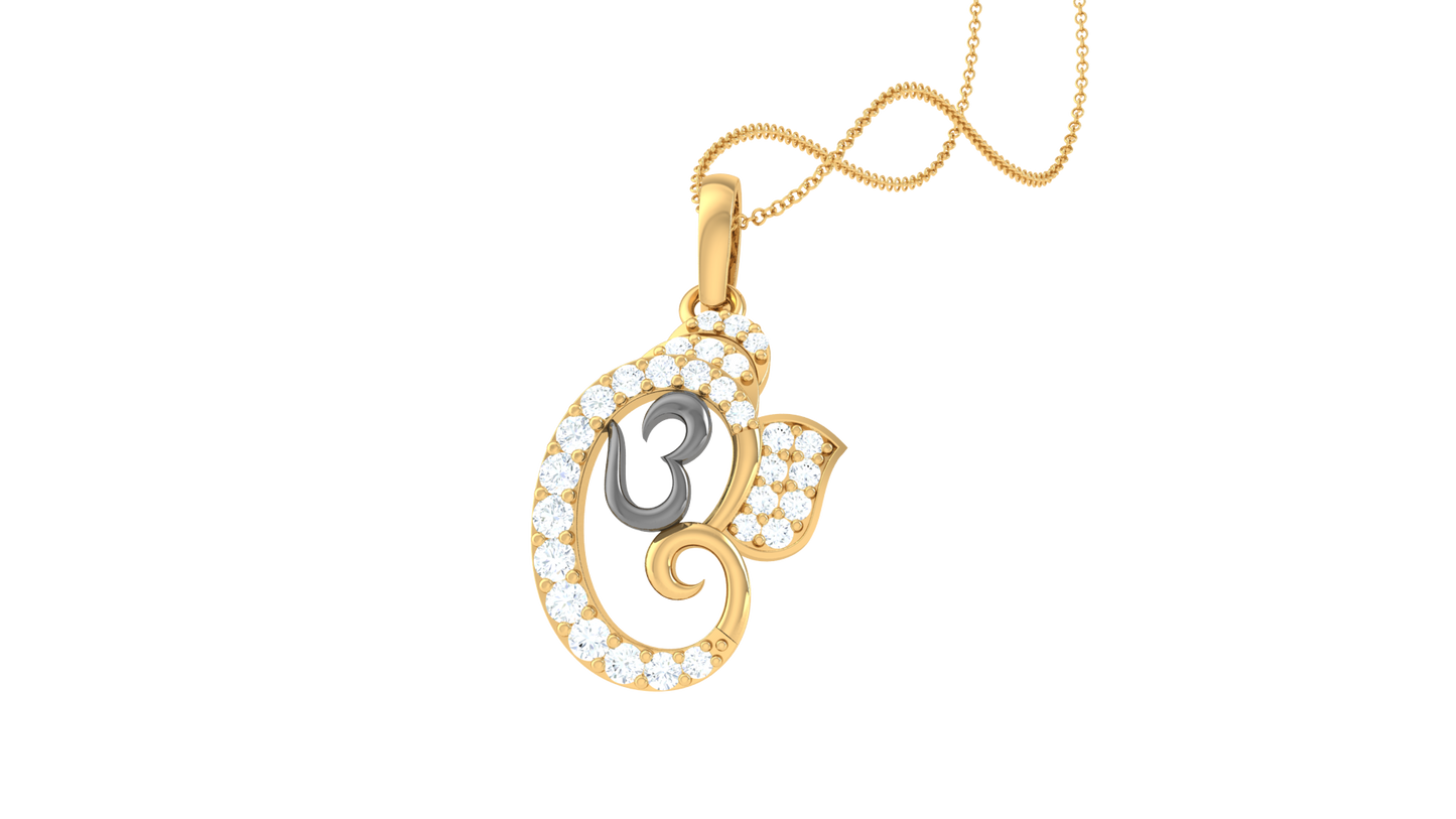 Devotional 0.19 ct Lab Grown Diamond Pendant Without Chain