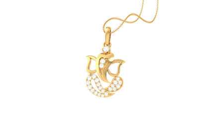 Devotional 0.12 ct Lab Grown Diamond Pendant Without Chain