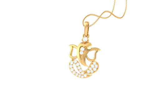 Devotional 0.12 ct Lab Grown Diamond Pendant Without Chain