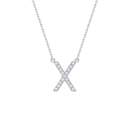 Charm 0.20ct “X” Lab Grown Diamond Pendant