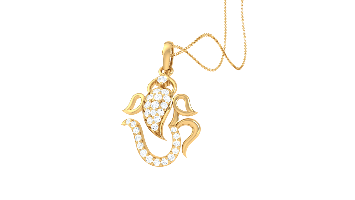 Devotional 0.17 ct Lab Grown Diamond Pendant Without Chain