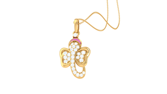 Devotional 0.21 ct Lab Grown Diamond Pendant Without Chain