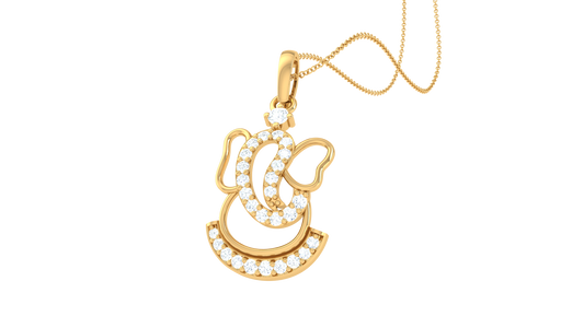 Devotional 0.15 ct Lab Grown Diamond Pendant Without Chain