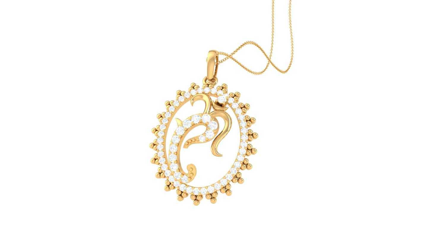 Devotional 0.27 ct Lab Grown Diamond Pendant Without Chain