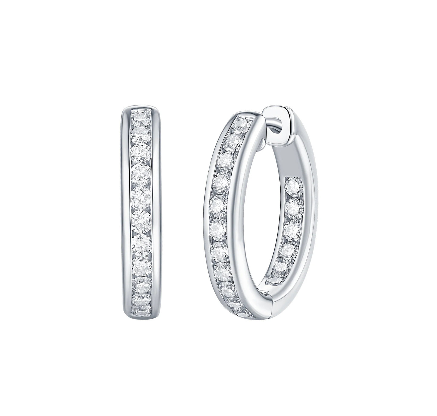 Essentia Channel 1.00 ct Lab Grown Diamond Earrings