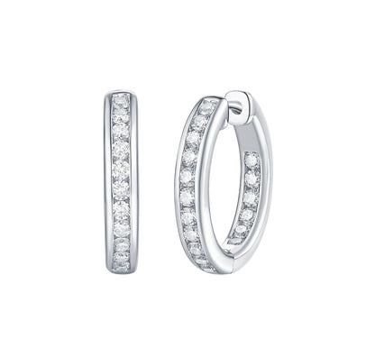 Essentia Channel 1.00 ct Lab Grown Diamond Earrings