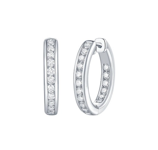 Essentia Channel 1.00 ct Lab Grown Diamond Earrings