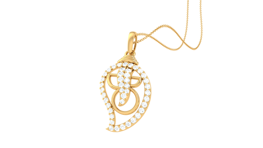 Devotional 0.28 ct Lab Grown Diamond Pendant Without Chain