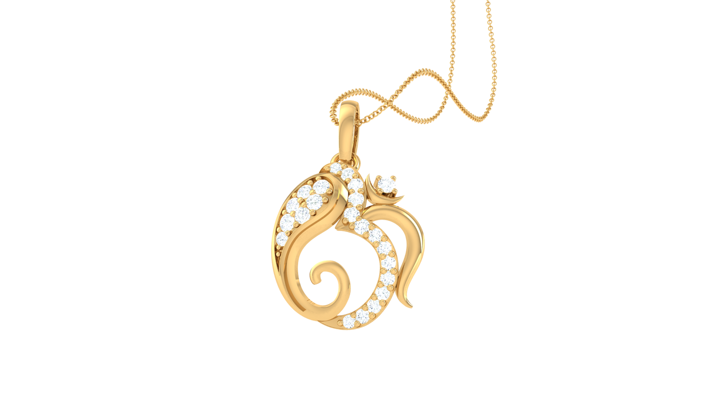 Devotional 0.14 ct Lab Grown Diamond Pendant Without Chain