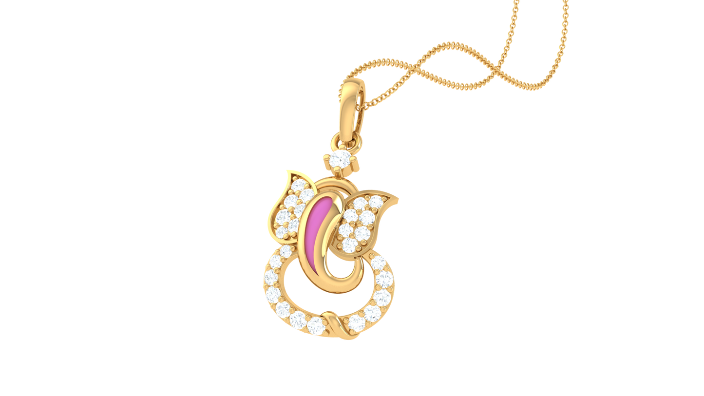 Devotional 0.19 ct Lab Grown Diamond Pendant Without Chain