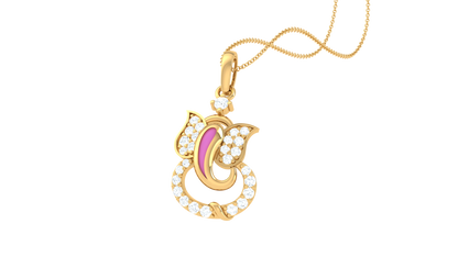 Devotional 0.19 ct Lab Grown Diamond Pendant Without Chain
