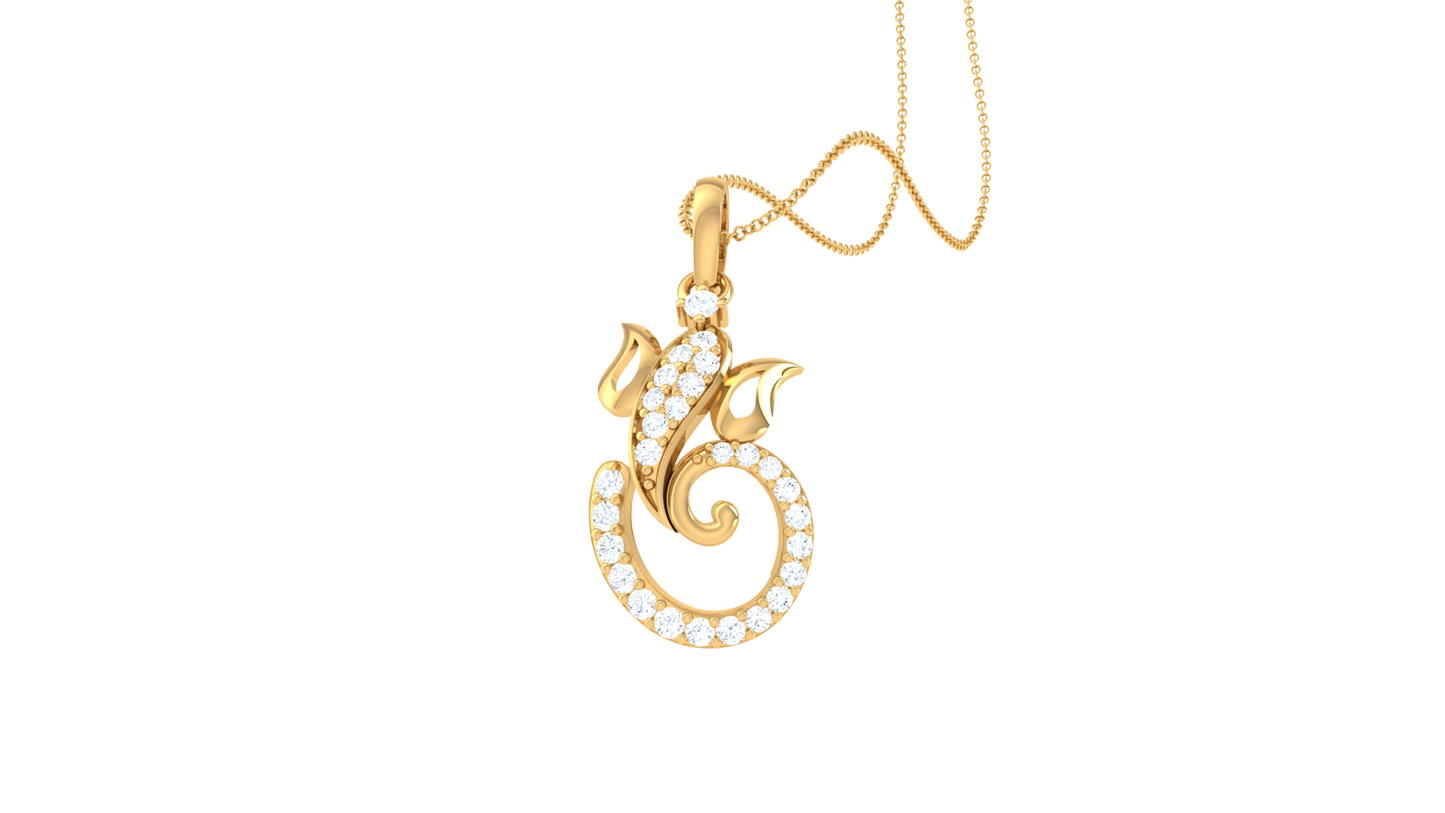 Devotional 0.15 ct Lab Grown Diamond Pendant Without Chain