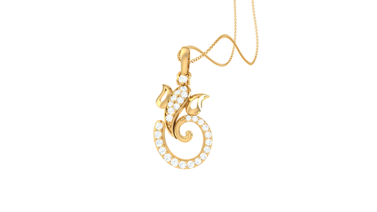 Devotional 0.15 ct Lab Grown Diamond Pendant Without Chain