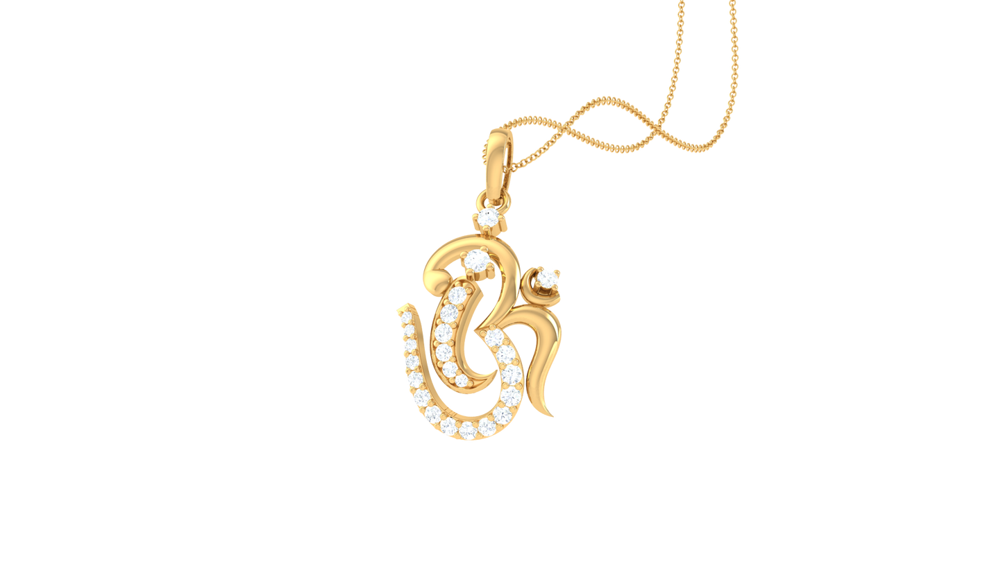 Devotional 0.17 ct Lab Grown Diamond Pendant Without Chain