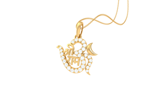 Devotional 0.16 ct Lab Grown Diamond Pendant Without Chain