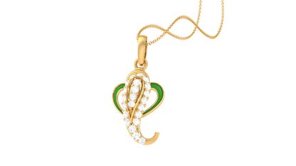 Devotional 0.16 ct Lab Grown Diamond Pendant Without Chain