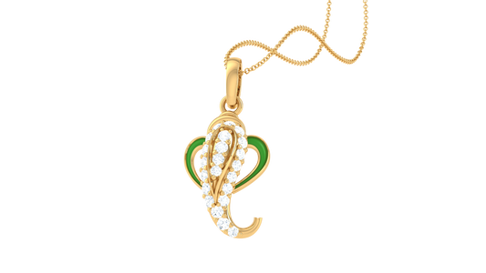 Devotional 0.16 ct Lab Grown Diamond Pendant Without Chain