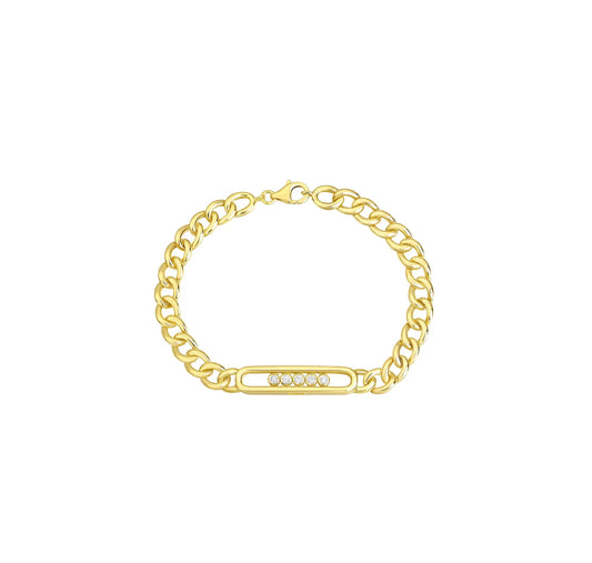 Luminous 0.38 ct Lab Grown Diamond Bracelet