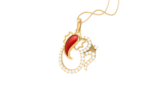 Devotional 0.29 ct Lab Grown Diamond Pendant Without Chain