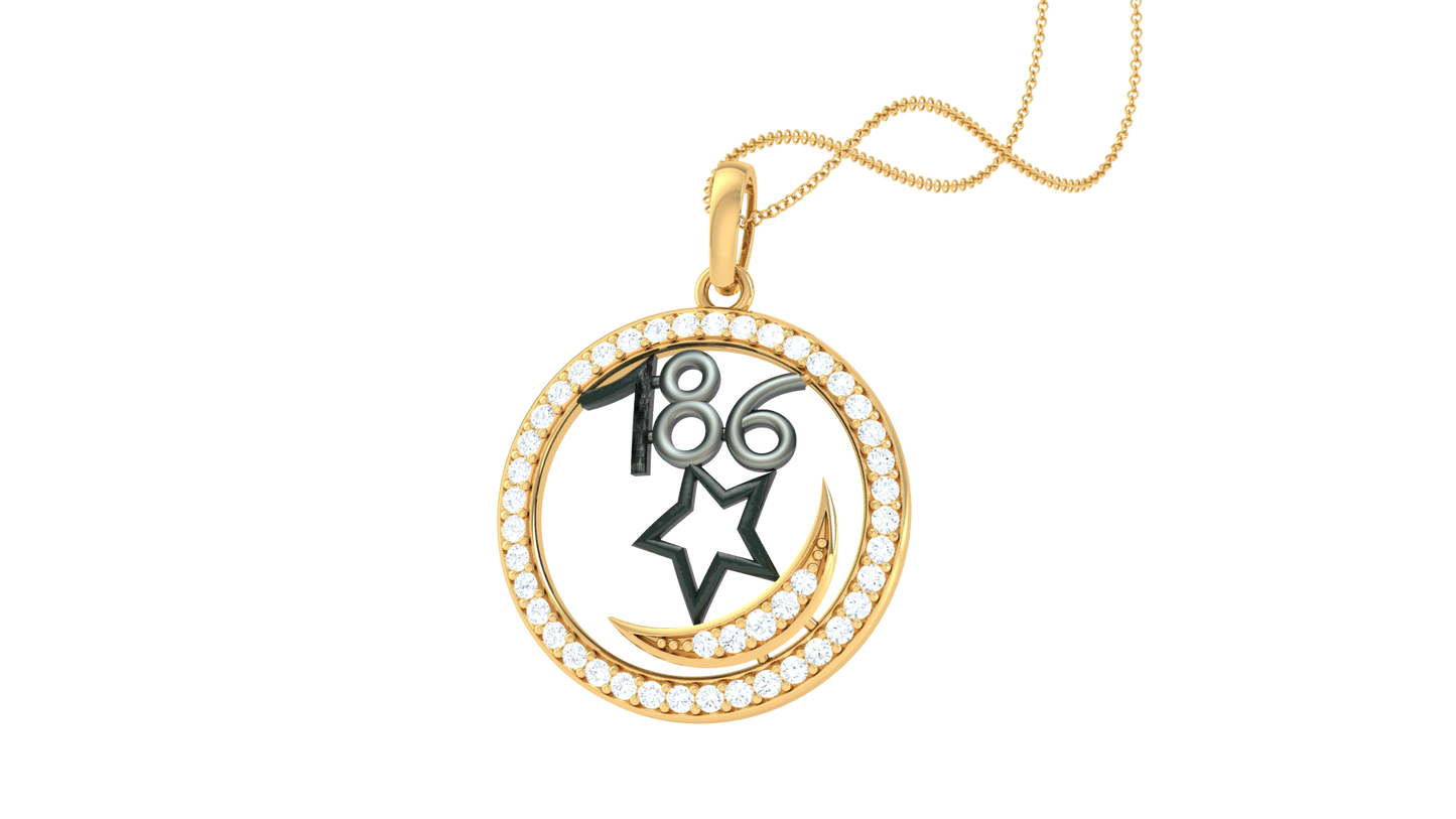 Devotional 0.21 ct Lab Grown Diamond Pendant Without Chain
