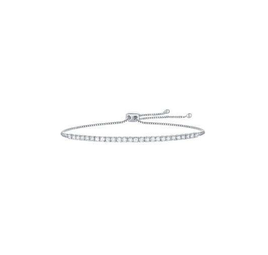 Essentia 0.96 ct Sleek Infinity Bracelet Lab Grown Diamond Bracelet