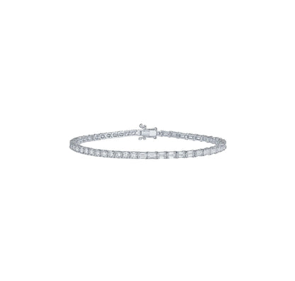 Luminous 5.90 ct Lab Grown Diamond Bracelet