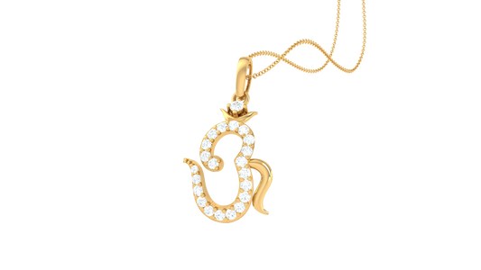 Devotional 0.18 ct Lab Grown Diamond Pendant Without Chain