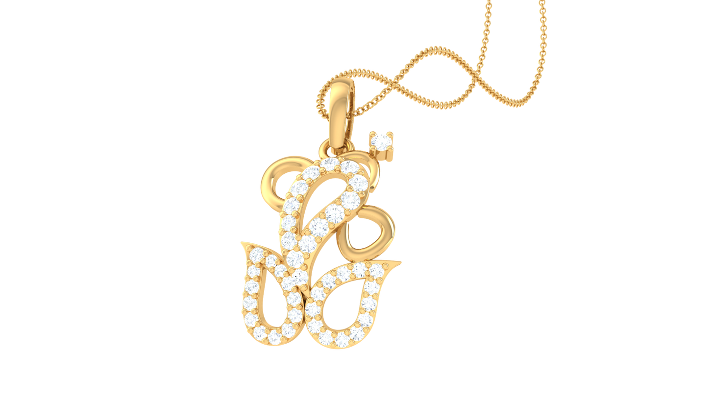 Devotional 0.20 ct Lab Grown Diamond Pendant Without Chain