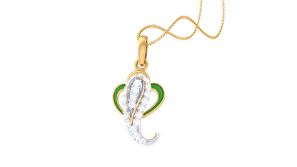 Devotional 0.16 ct Lab Grown Diamond Pendant Without Chain
