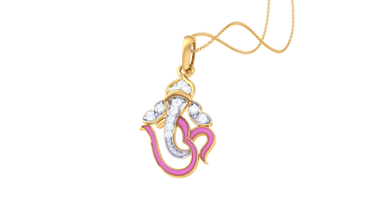Devotional 0.07 ct Lab Grown Diamond Pendant Without Chain