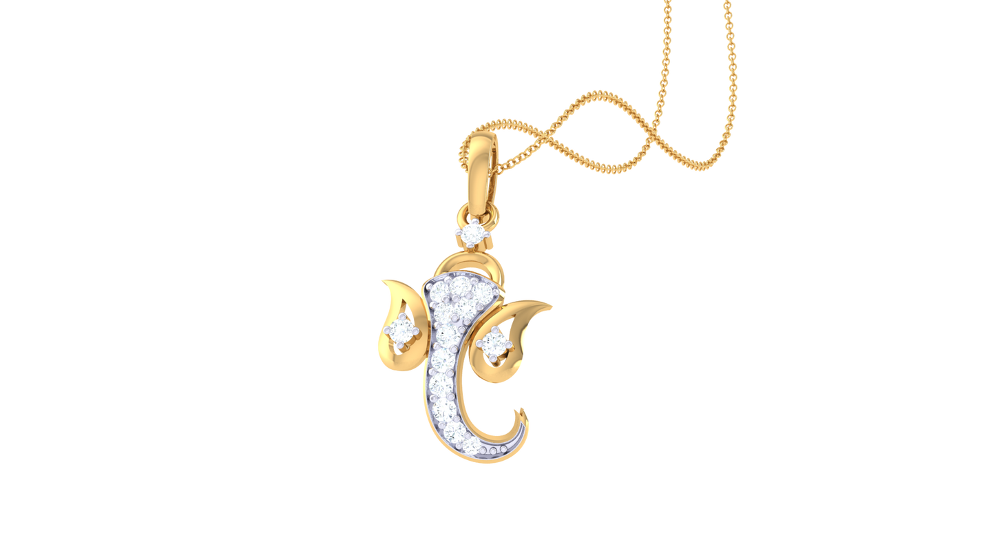 Devotional 0.24 ct Lab Grown Diamond Pendant Without Chain