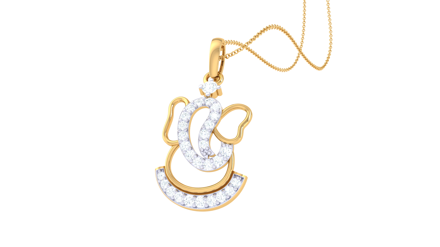 Devotional 0.15 ct Lab Grown Diamond Pendant Without Chain