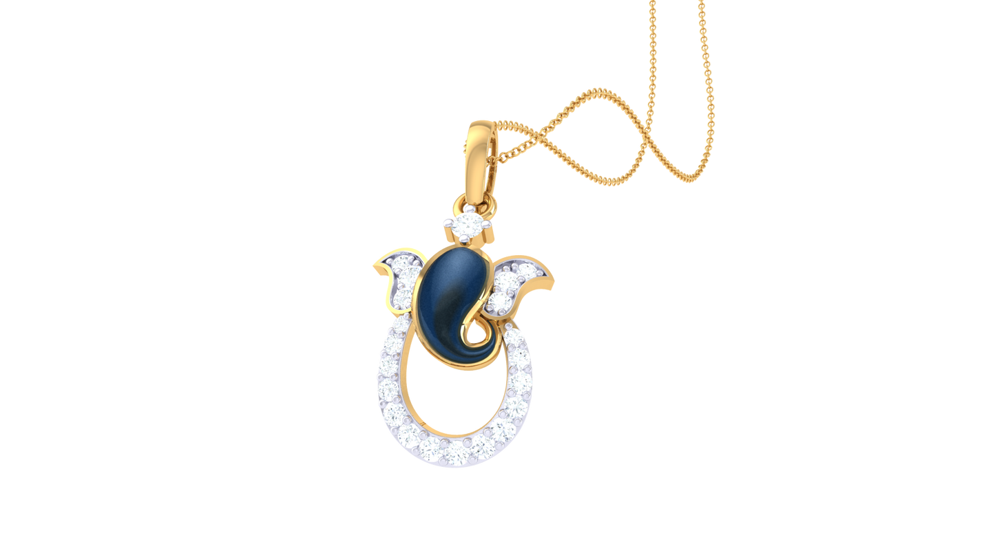 Devotional 0.15 ct Lab Grown Diamond Pendant Without Chain