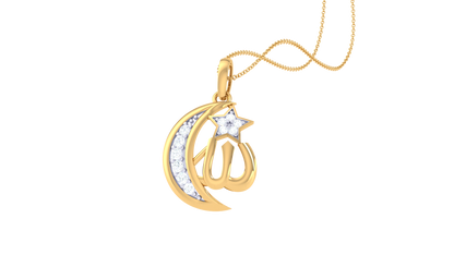 Devotional 0.10 ct Lab Grown Diamond Pendant Without Chain