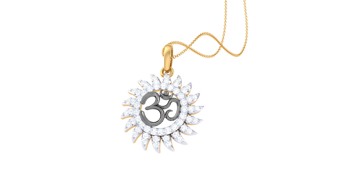Devotional 0.29 ct Lab Grown Diamond Pendant Without Chain