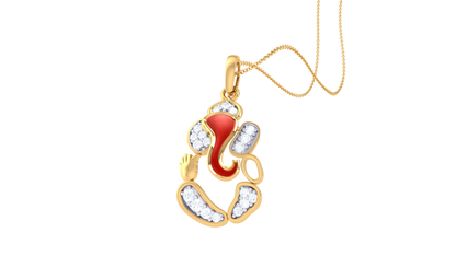Devotional 0.11 ct Lab Grown Diamond Pendant Without Chain