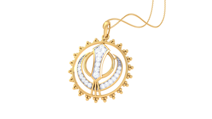 Devotional 0.19 ct Lab Grown Diamond Pendant Without Chain