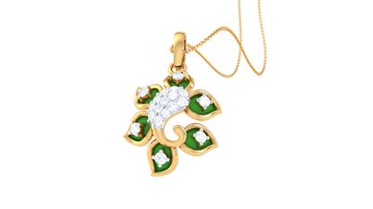 Devotional 0.11 ct Lab Grown Diamond Pendant Without Chain