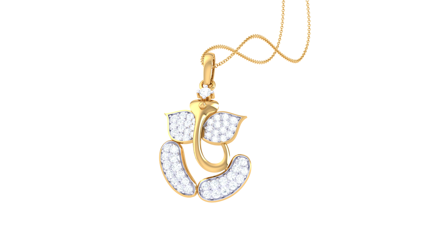 Devotional 0.33 ct Lab Grown Diamond Pendant Without Chain