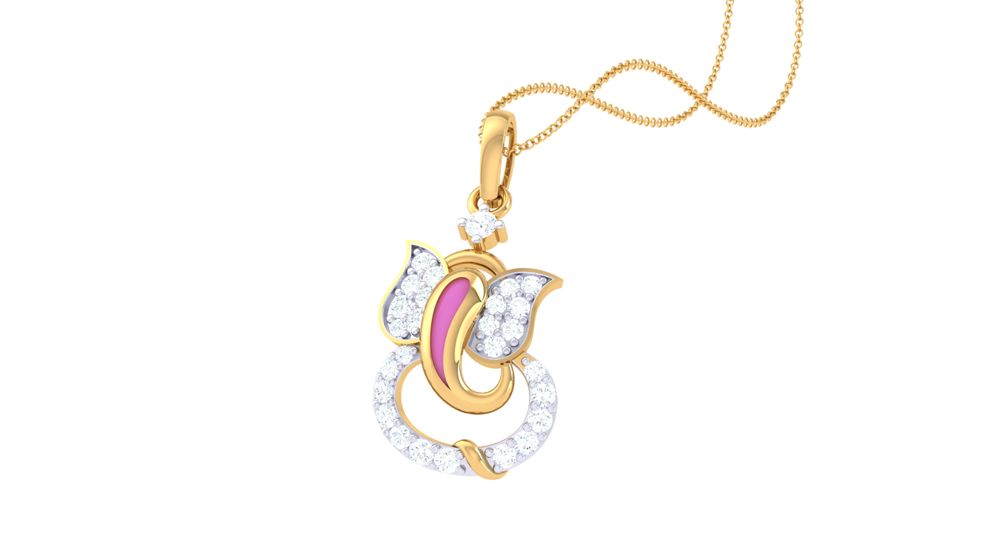 Devotional 0.19 ct Lab Grown Diamond Pendant Without Chain