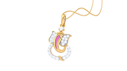 Devotional 0.19 ct Lab Grown Diamond Pendant Without Chain