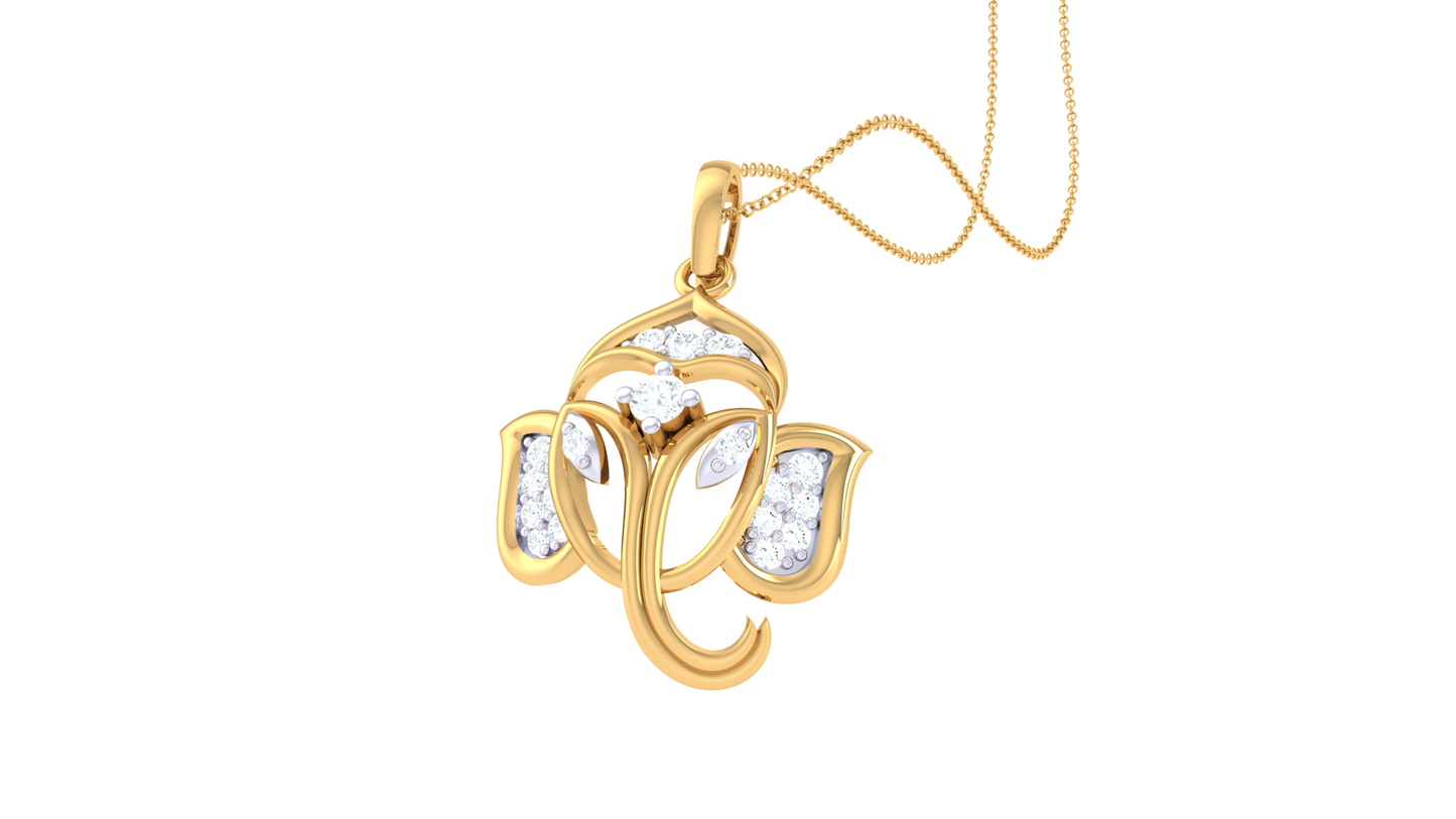 Devotional 0.13 ct Lab Grown Diamond Pendant Without Chain