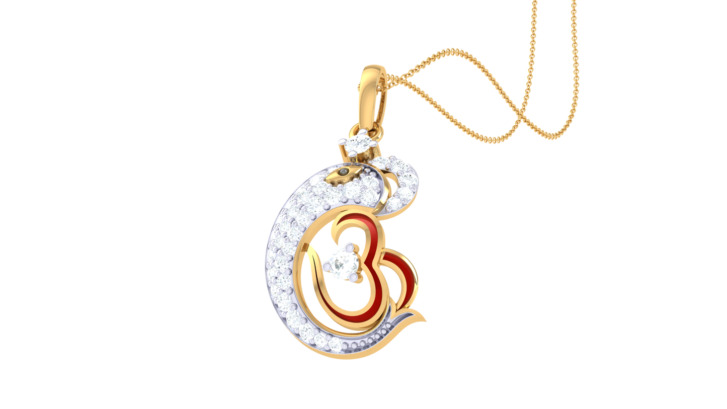 Devotional 0.24 ct Lab Grown Diamond Pendant Without Chain