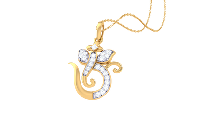 Devotional 0.14 ct Lab Grown Diamond Pendant Without Chain