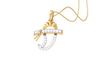 Devotional 0.11 ct Lab Grown Diamond Pendant Without Chain
