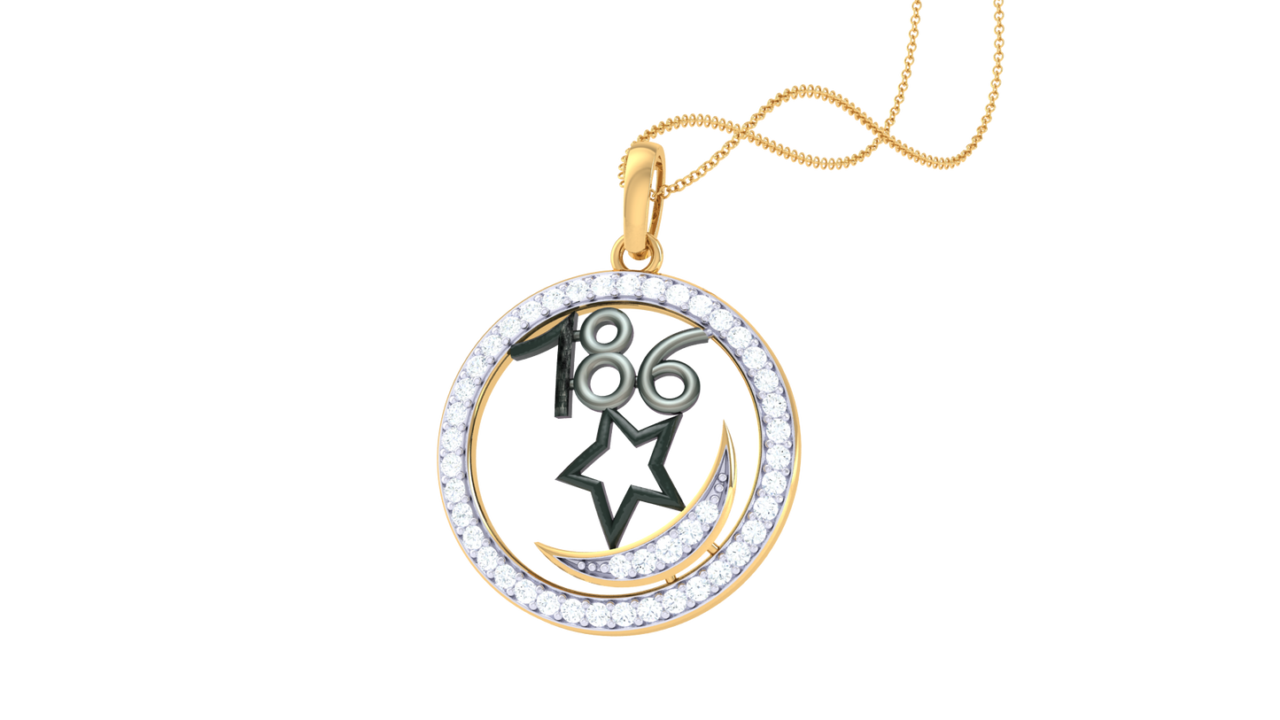Devotional 0.21 ct Lab Grown Diamond Pendant Without Chain