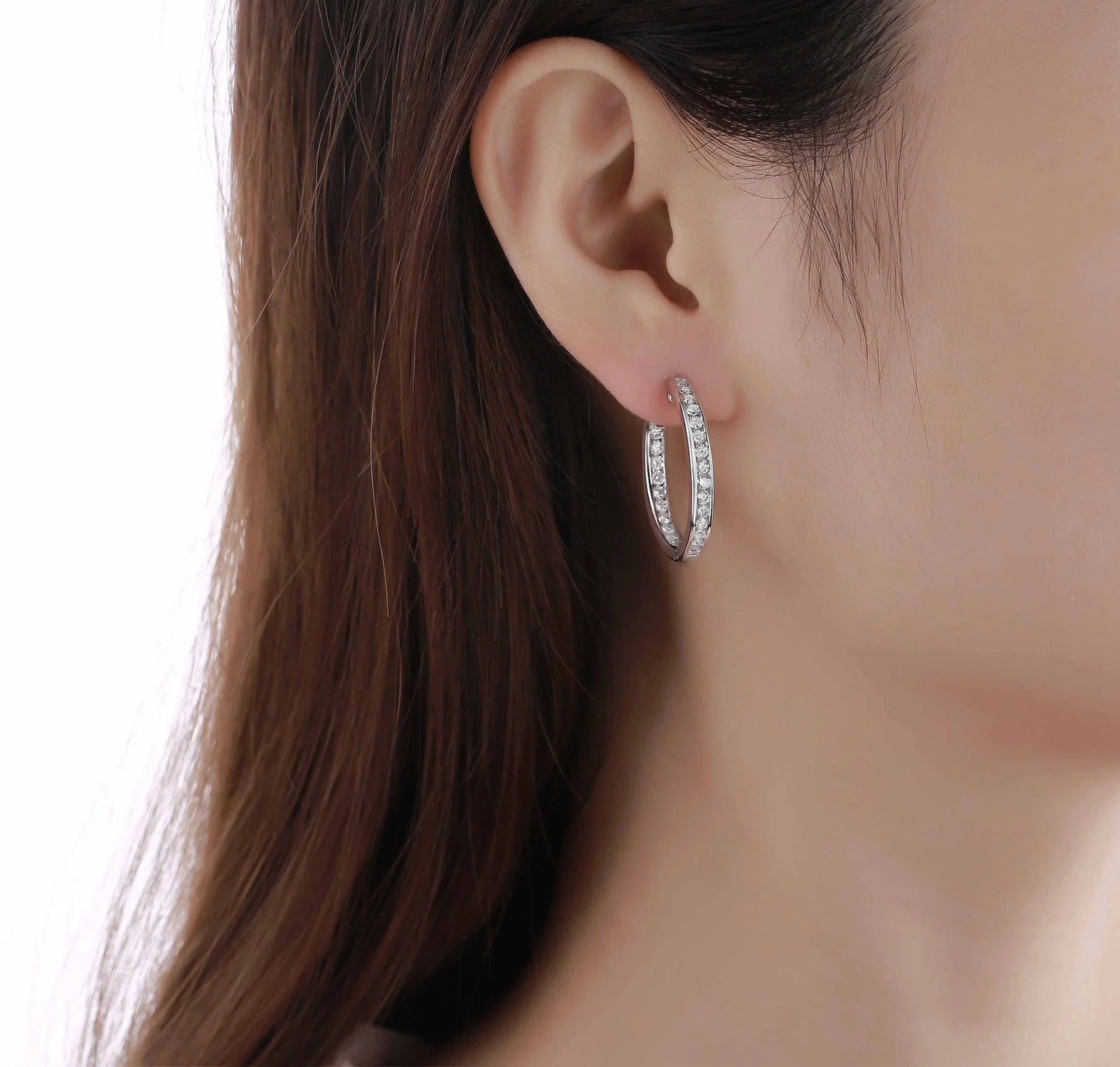 Essentia Channel 1.70 ct Lab Grown Diamond Earrings